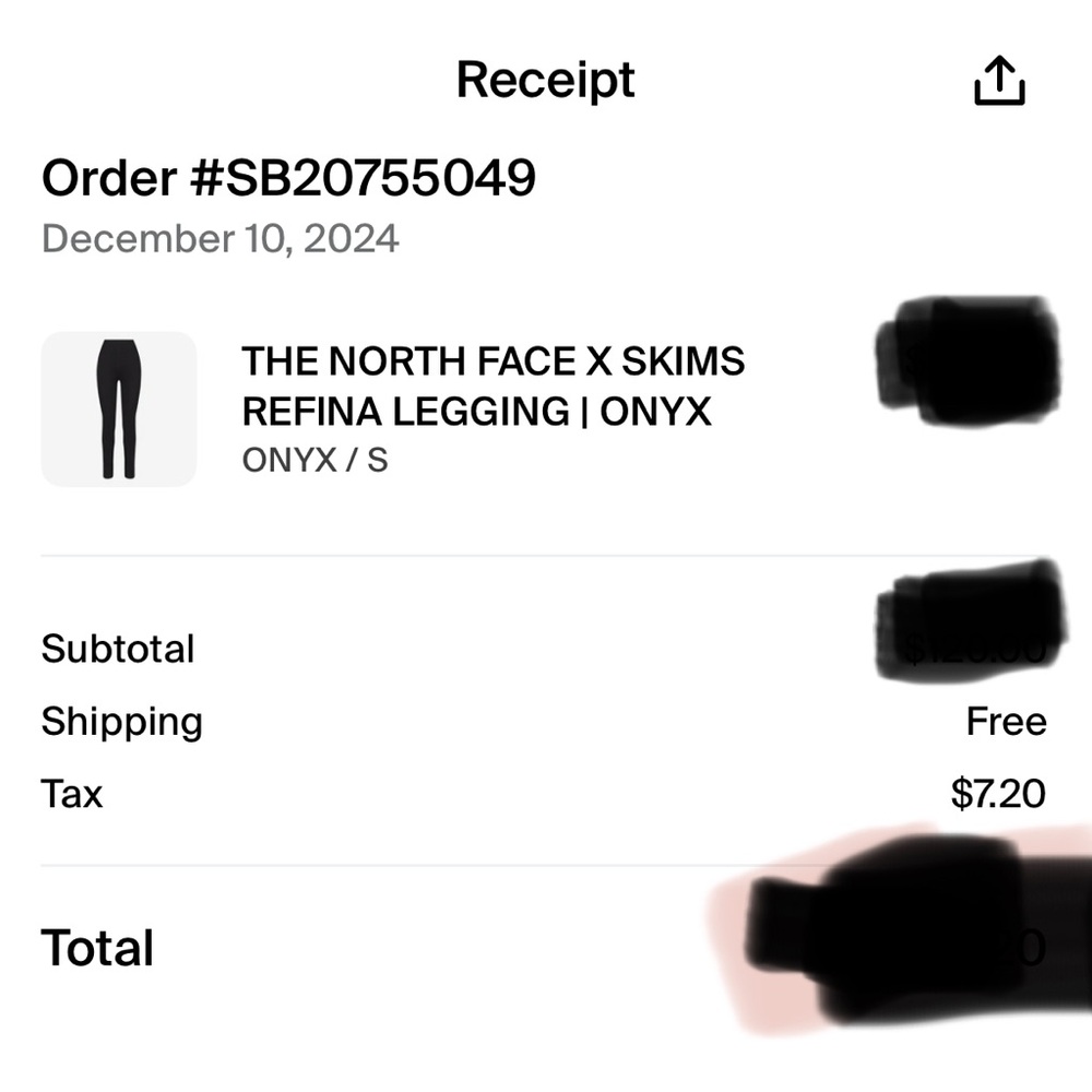 Skims north face skims leggings - Picture 4 of 5